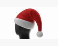 Store Display Mannequin Head With Santa Hat Modelo 3d