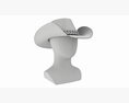 Store Display Mannequin Head With Woman Cowboy Hat 3D-Modell