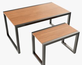 Store Display Nesting Tables 3D-Modell