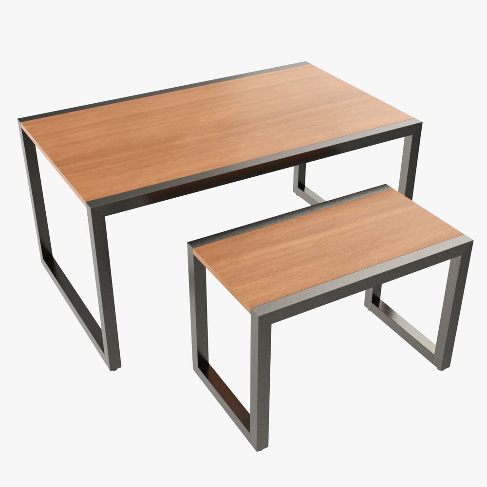 Store Display Nesting Tables 3D model