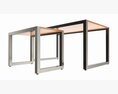 Store Display Nesting Tables 3Dモデル