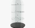 Store Glass Bullet Display With Base 3Dモデル