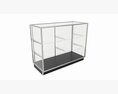 Store Glass Cabinet Showcase 3D-Modell