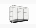 Store Glass Cabinet Showcase Modello 3D
