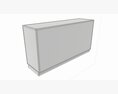Store Glass Cabinet Showcase Large 3D-Modell
