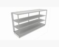 Store Glass Cabinet Showcase Large 3D-Modell