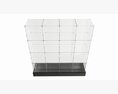 Store Glass Cube Display Shelf 3Dモデル