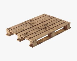 Wooden Pallet Dirty 3Dモデル