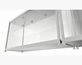 Store Glass Tower Display Case 3D-Modell
