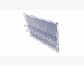 Store Hinged Flip Up Sign Holder 3Dモデル