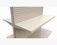 Store Shelving Double Sided Unit 3D-Modell