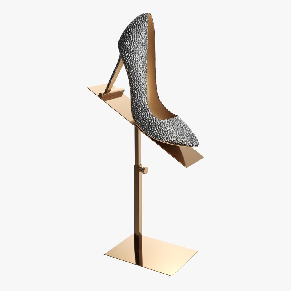 Store Shoe Riser Display Stand Modelo 3d