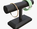 Store Vintage Wooden Jewelry Bracelet Display Stand Modèle 3d