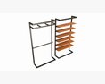 Store Wall Display Frame System Modello 3D