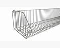 Store Wire Basket Shelf 3Dモデル