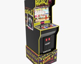 Street Fighter II Legacy Edition Full Size Arcade Machine 3D模型