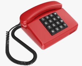 Table Touch-tone Telephone 3D model