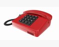 Table Touch-tone Telephone Modello 3D
