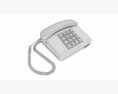 Table Touch-tone Telephone Modelo 3D