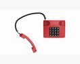 Table Touch-tone Telephone With Off-hook Handset Modèle 3d