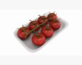 Tomatoes With Tray 01 Modelo 3D