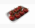 Tomatoes With Tray 01 Modelo 3d