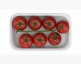 Tomatoes With Tray 01 3D-Modell