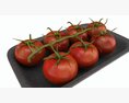 Tomatoes With Tray 02 3D模型