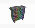 Toolbox Cabinet Trolley Cart 3D-Modell