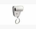 Wall Mount Compact Hair Dryer 3d model