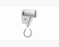 Wall Mount Compact Hair Dryer 3D 모델 