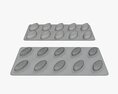 Pills In Blister Pack 07 3D-Modell
