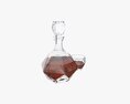 Whiskey Liquor Decanter With Glass 3D модель