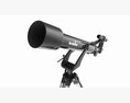 Amateur Refractor Telescope With Tripod 3D-Modell