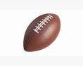 American Football Leather Ball 3D 모델 