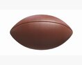 American Football Leather Ball 3D модель