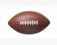 American Football Leather Ball 3D модель