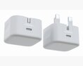 Apple 20W USB-C Power Adapter UK 3D模型