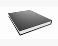 Book With Hard Cover Closed Modello 3D
