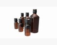 Bottles 6 Set Vitamin And Sport Nutrition 3Dモデル