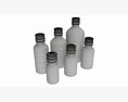 Bottles 6 Set Vitamin And Sport Nutrition 3Dモデル