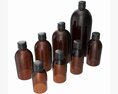 Bottles 8 Set Vitamin And Sport Nutrition 3Dモデル