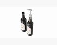 Coffee Flavor Syrup Bottle With Pump 3D模型