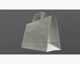 Fabric Bag Medium With Handle 3D-Modell