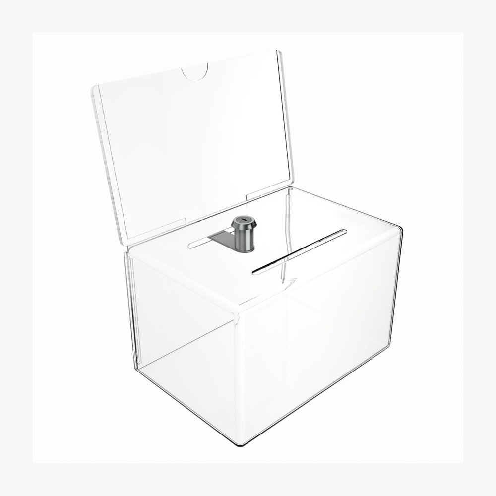 Donation Box 3D 모델 