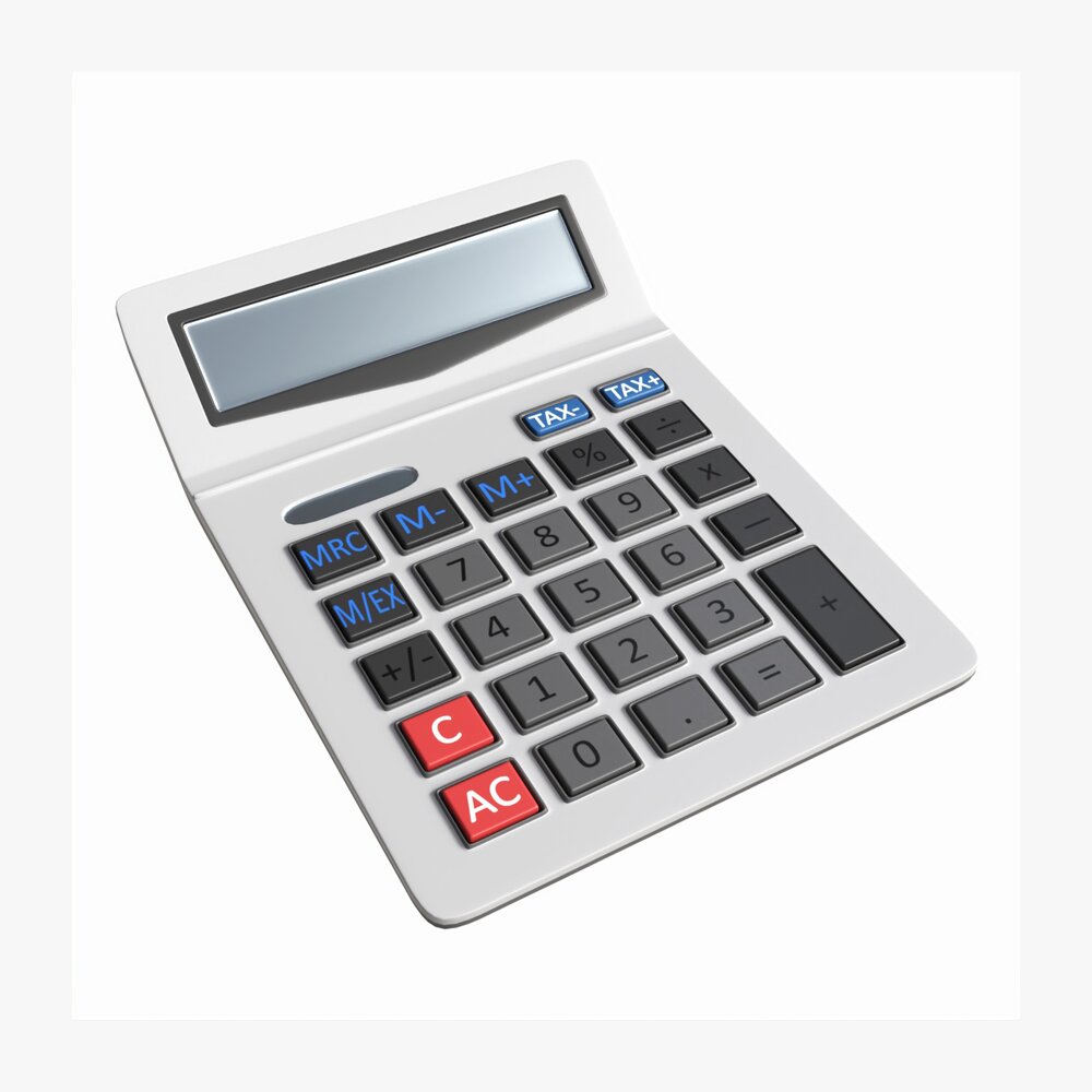 Office Calculator Modelo 3d