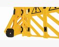 Expandable Safety Barrier Set 3D-Modell