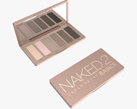 Eyeshadow Palette 6 Shadows Urban Decay Naked 2 3D 모델 