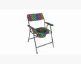 Folding Frame Commode Chair With Pot 3D модель