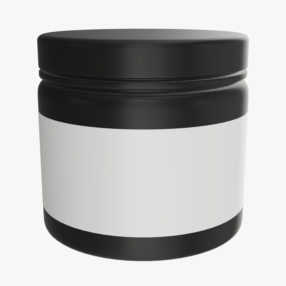 Sport Nutrition Container 02 Mockup 3D模型
